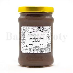 Hruškový džem se skořicí