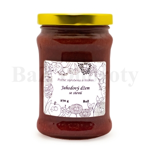 Jahodový džem se stevií