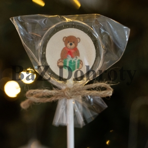 Lízo - Méďa s dárkem